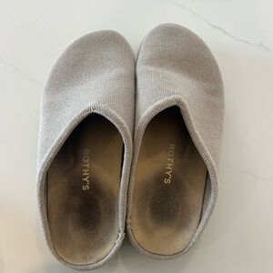 Rothy's Light Gray Slip-On Flats